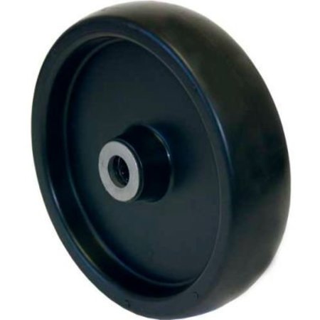 RWM CASTERS 5in x 1-1/4in Polyolefin Wheel with Ball Bearing for 3/8in Axle - POB-0512-06